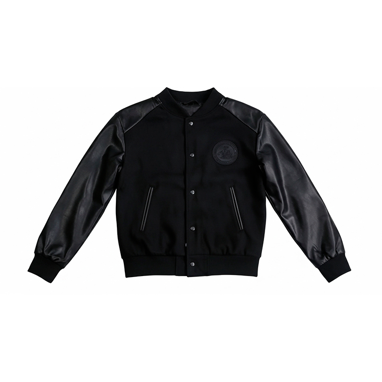Men's Varsity Jacket Black