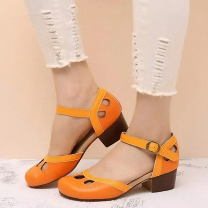 Women's Orthopedic Ankle Strap Heels