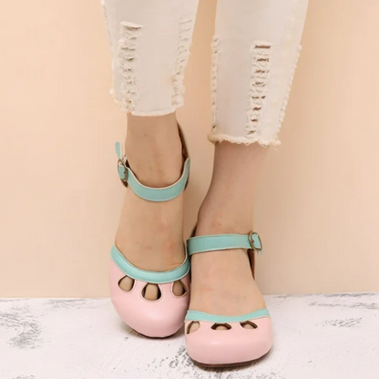 Women's Orthopedic Ankle Strap Heels