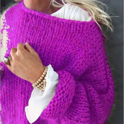 Women's Knitted Sweater Long Sleeves