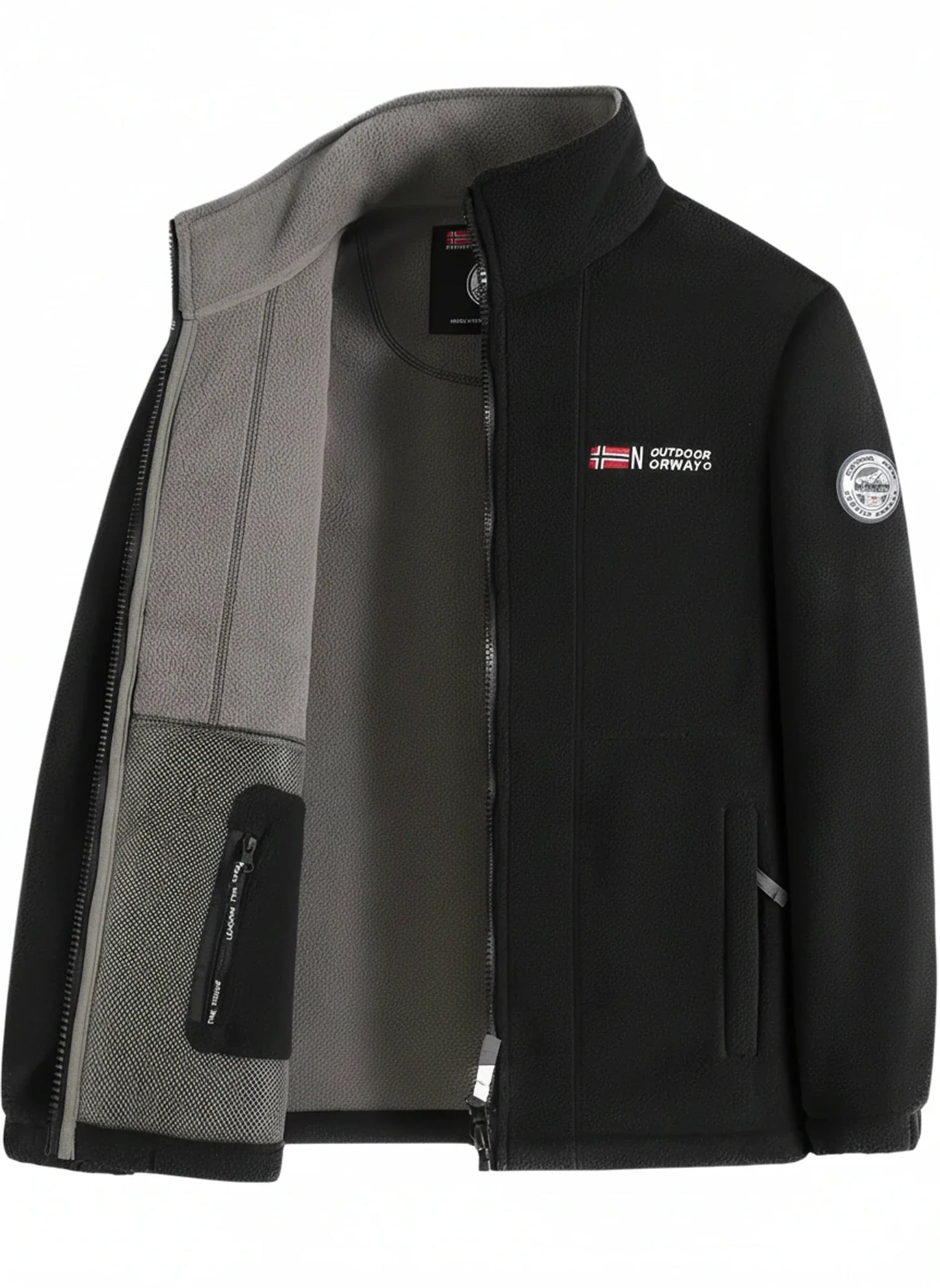 Men's Full-Zip Fleece Jacket Outdoor