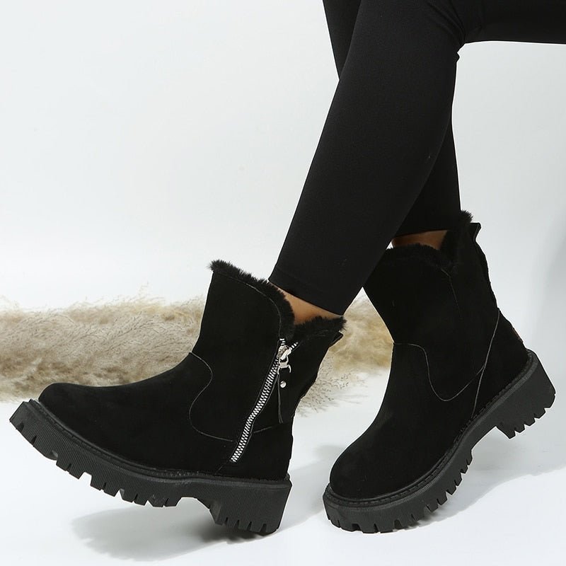 Women's Ankle Boots Non-Slip Side Zipper - Vonnera