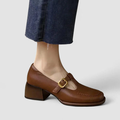 Women's Orthopedic T-Strap High Heels