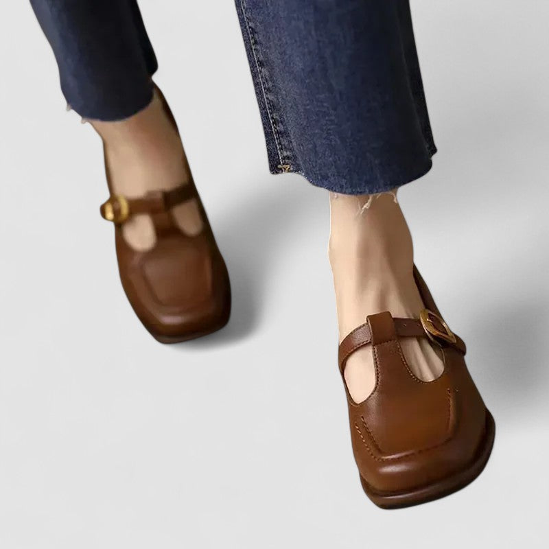 Women's Orthopedic T-Strap High Heels