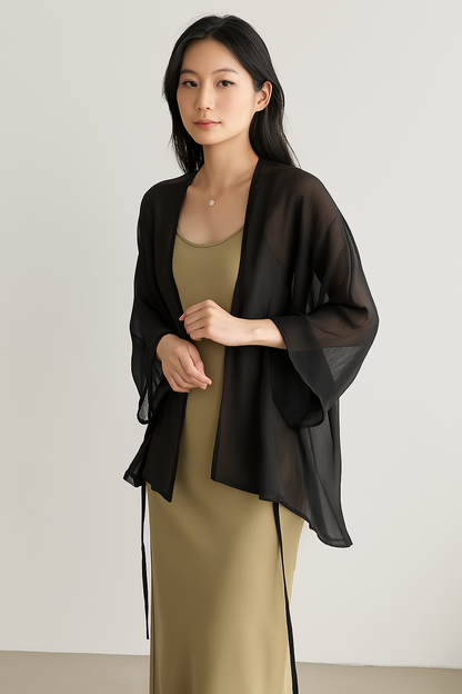 Image of Gale | Women's Open Front Lightweight Cardigan