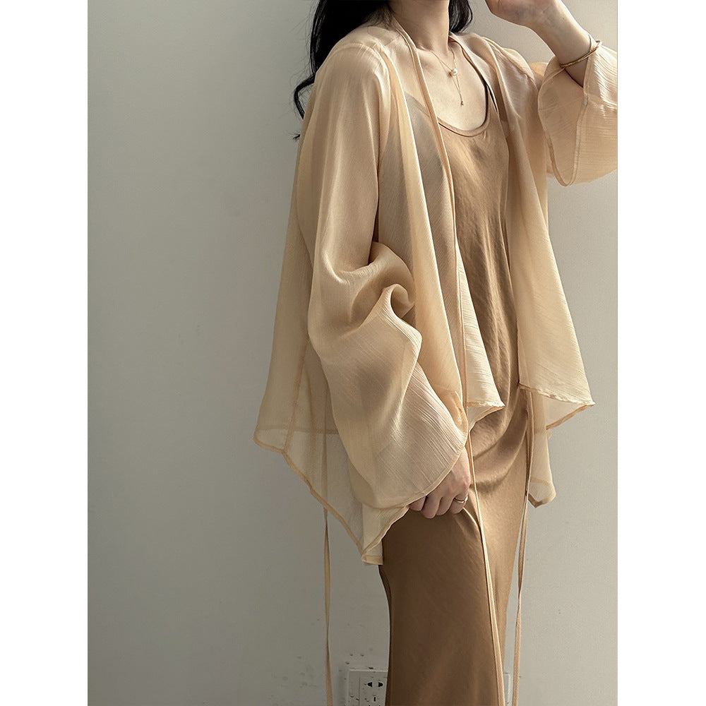 Image of Gale | Women's Open Front Lightweight Cardigan