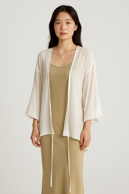 Image of Gale | Women's Open Front Lightweight Cardigan