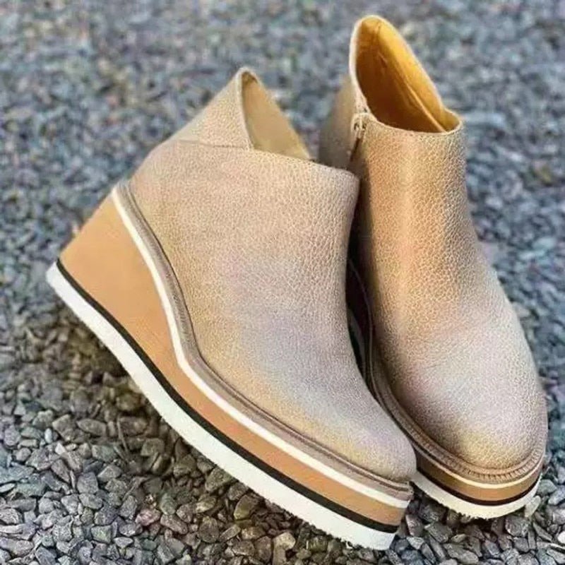Women's Ankle Boots Platform Heel