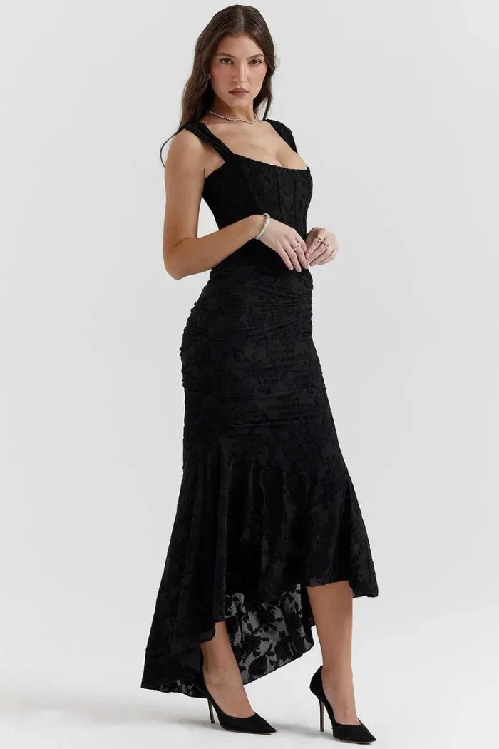 Gemma Women's Floral Lace Midi Dress