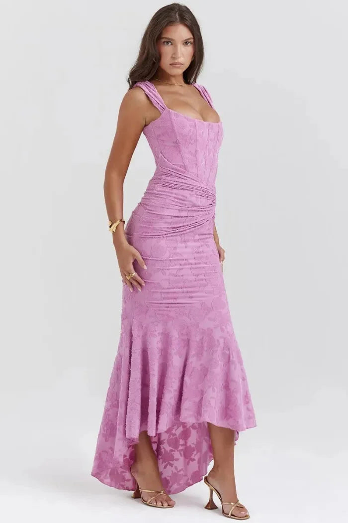 Gemma Women's Floral Lace Midi Dress