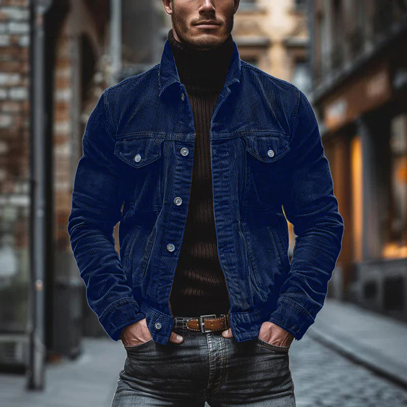 Image of Gerald | Men's Button-Down Corduroy Jacket