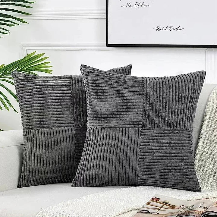 Corduroy Cushion Cover Soft Texture - Vonnera