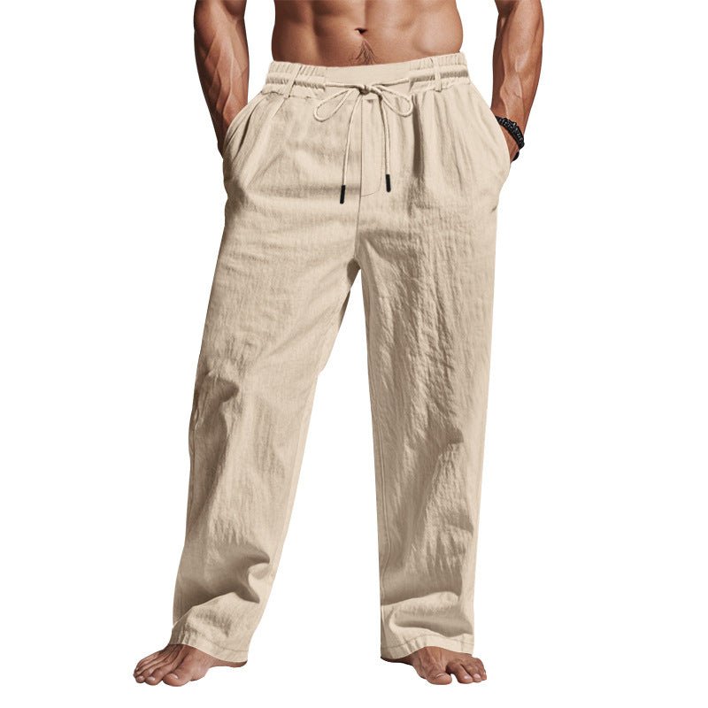 Image of Gideon | Men's Drawstring Loose Fit Trousers