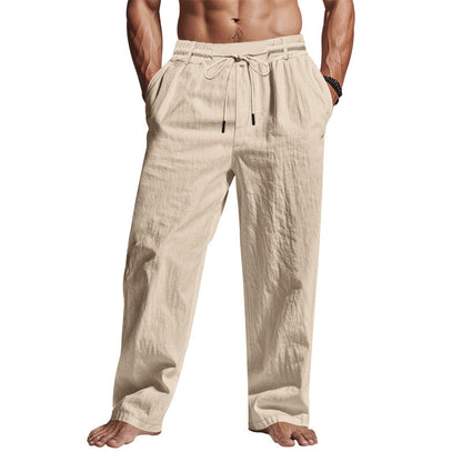 Image of Gideon | Men's Drawstring Loose Fit Trousers