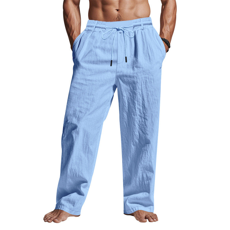 Image of Gideon | Men's Drawstring Loose Fit Trousers