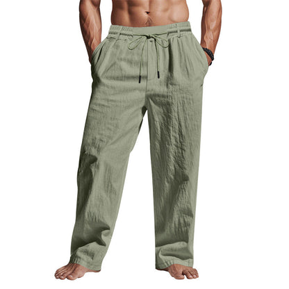 Image of Gideon | Men's Drawstring Loose Fit Trousers