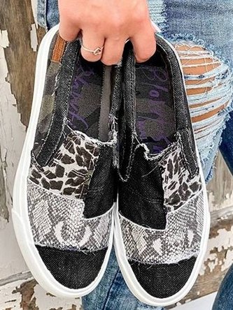 Women's Patterned Slip-On Sneakers