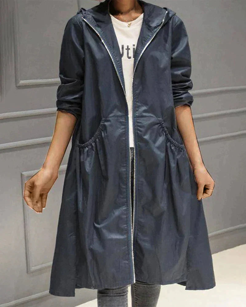 Image of Gloria | Women's Longline Hooded Jacket