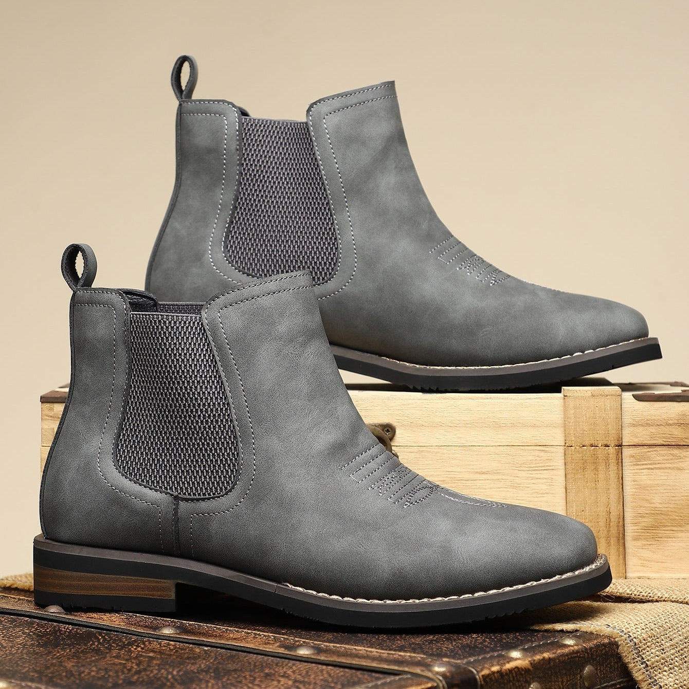 Isaac Leather Chelsea Boots - Jack Hafford