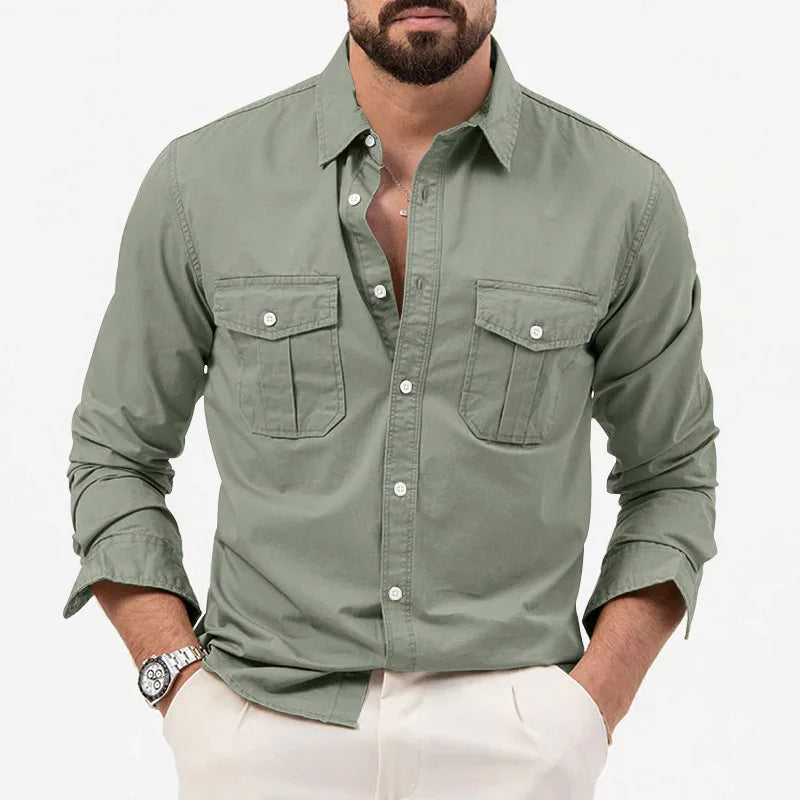 Men's Slim Fit Utility Shirt