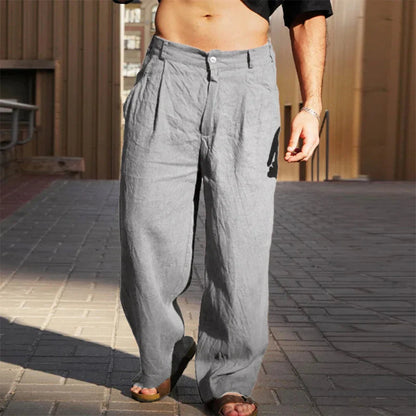 Image of Grayson | Men's Wide Leg Chino Trousers