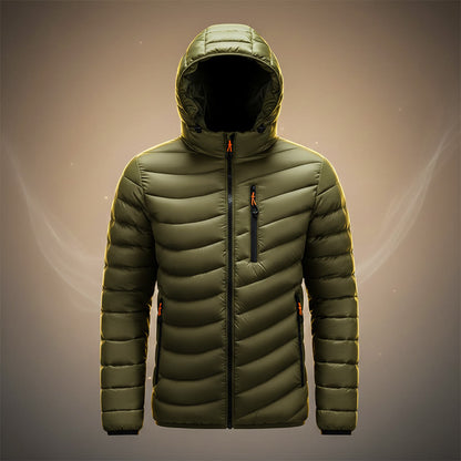 Eliot Quilted Hooded Jacket