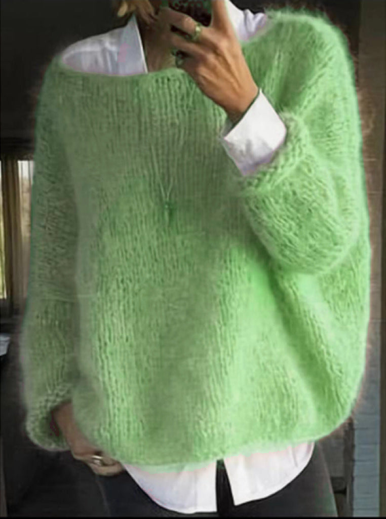 Women's Knitted Sweater Long Sleeves