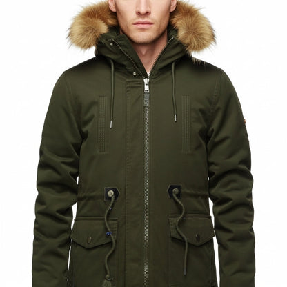 Men's Camouflage Hooded Parka Thick Windproof Jacket