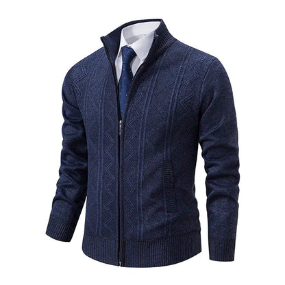 Men's Full Zip Cardigan Sweater - Vonnera
