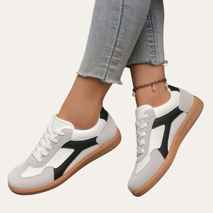 Women's Faux Leather Sneakers Comfortable