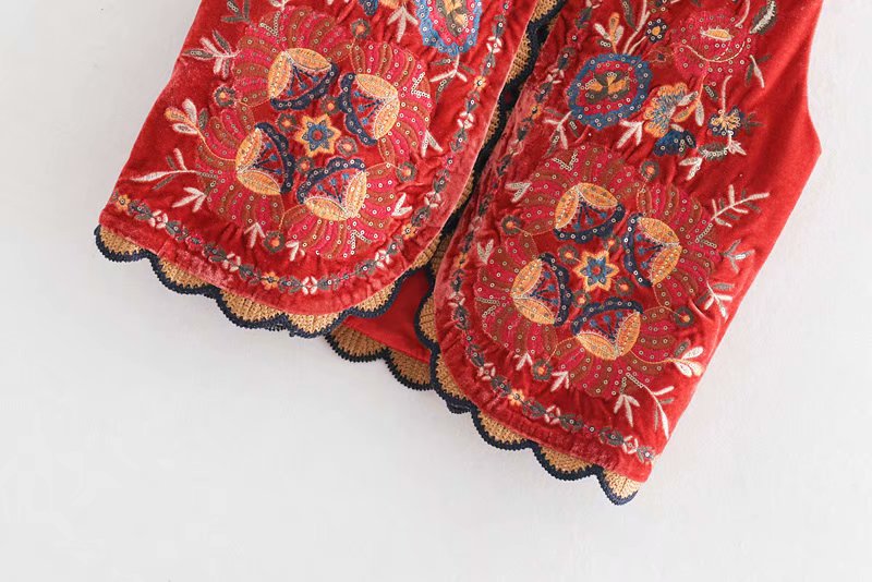 Women's Embroidered Vest