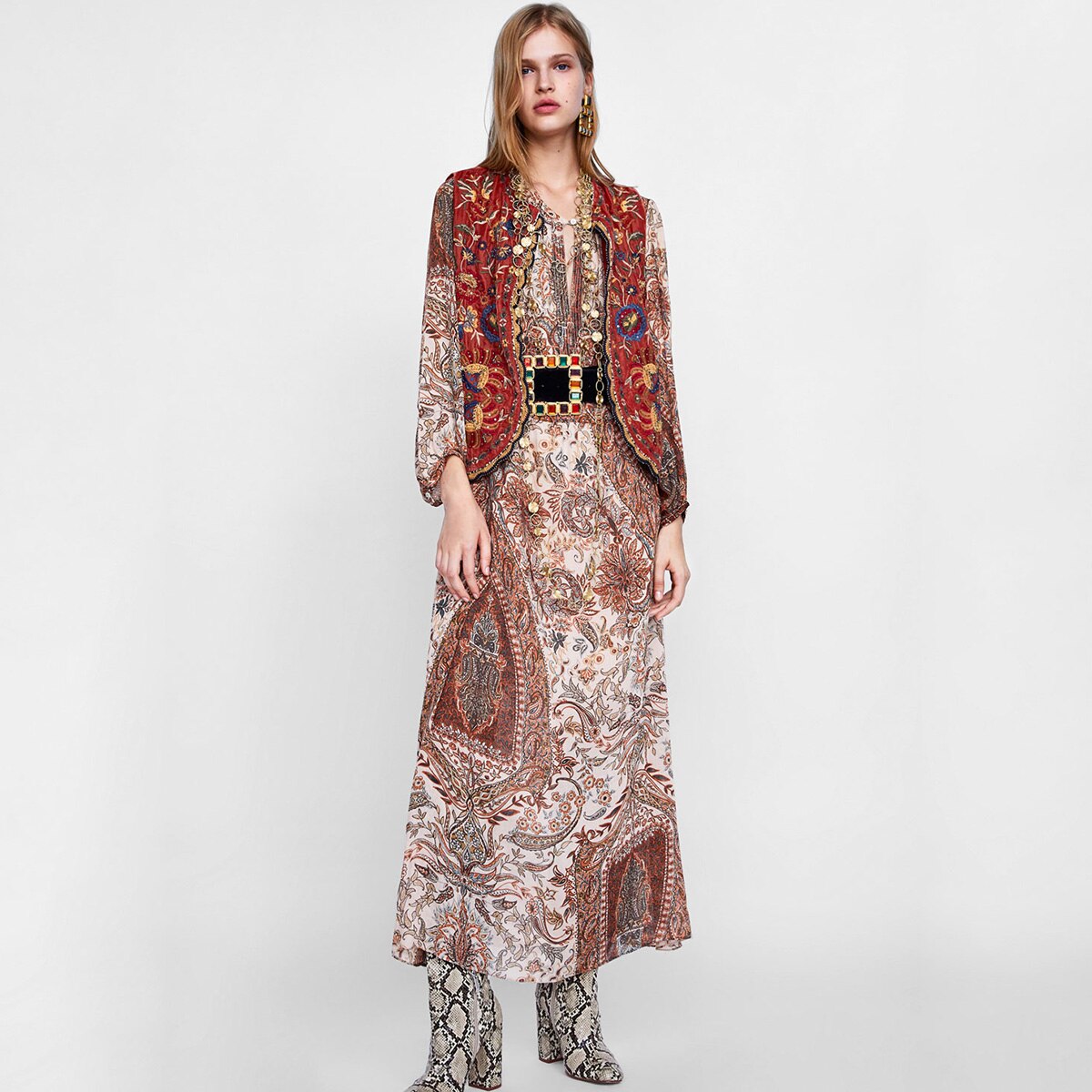Women's Embroidered Vest