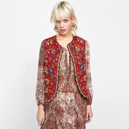 Women's Embroidered Vest