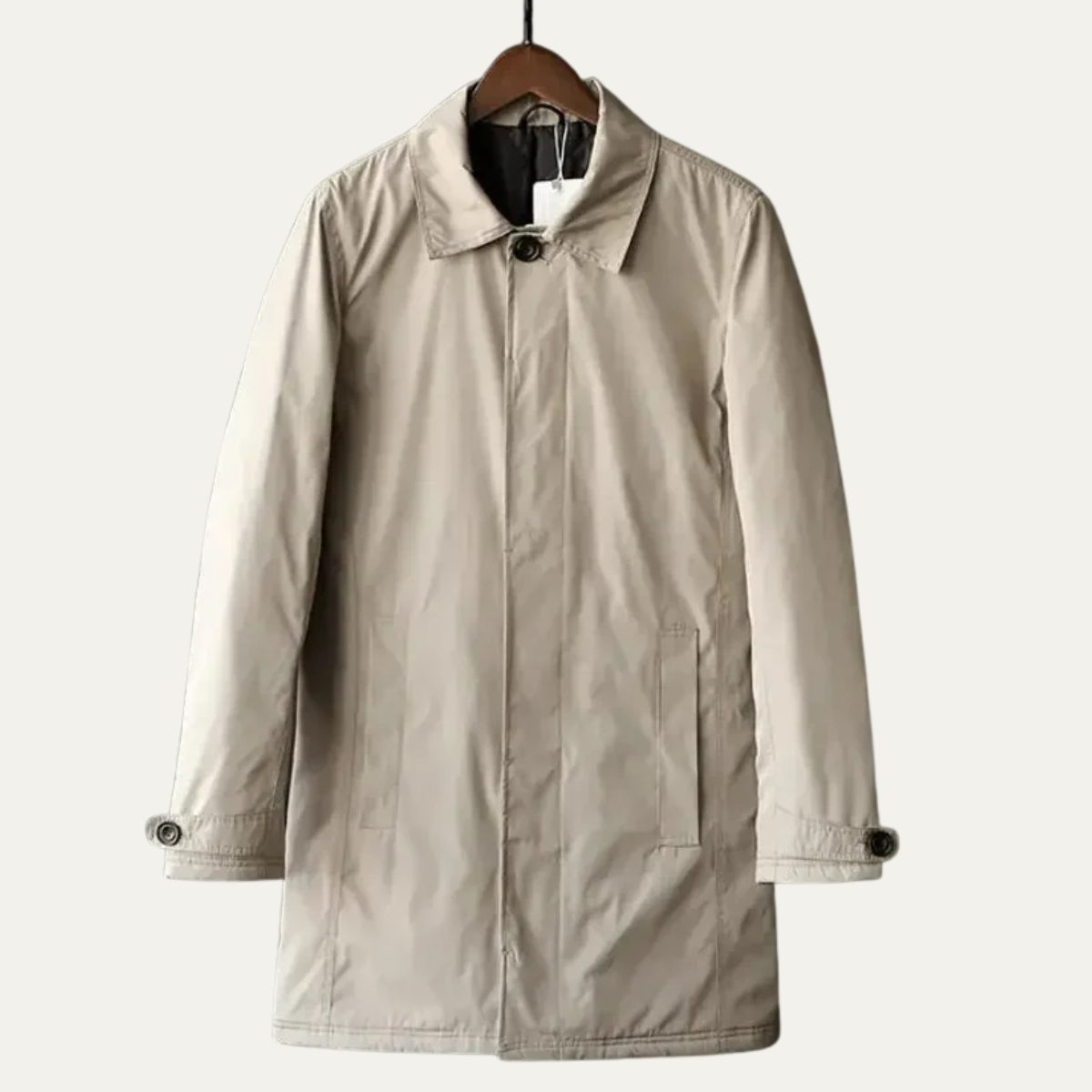 Men's Classic Rain Coat Lightweight Waterproof Long
