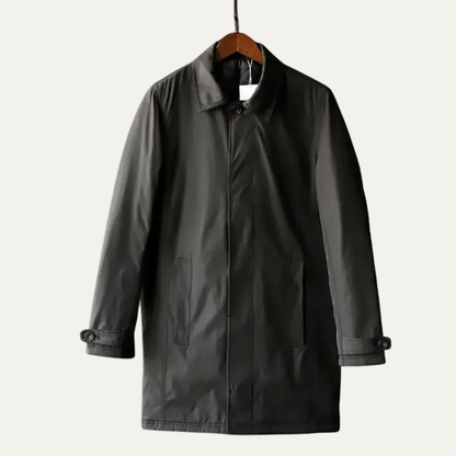 Men's Classic Rain Coat Lightweight Waterproof Long