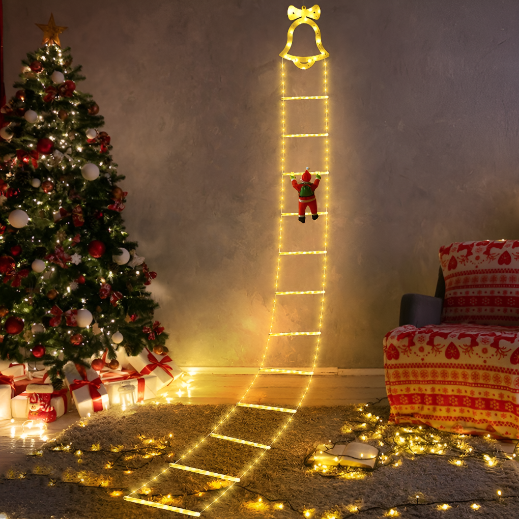 Climbing Santa Figure Decoration - Vonnera