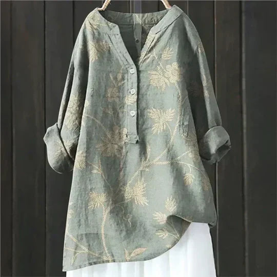 Women's Floral Blouse Loose Fit