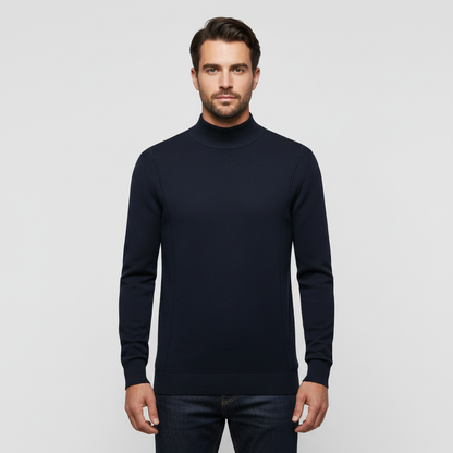 Men's Slim Fit Turtleneck Sweater - Vonnera