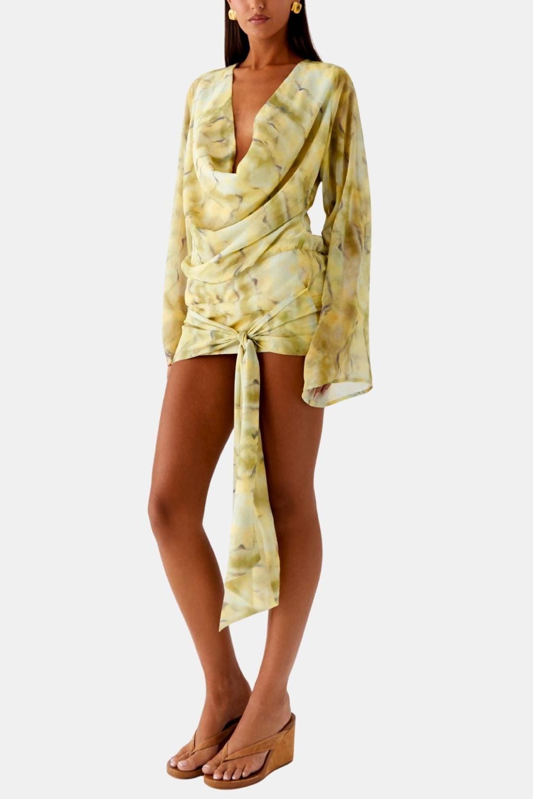 Women's Long Sleeve Mini Dress - VibreMode