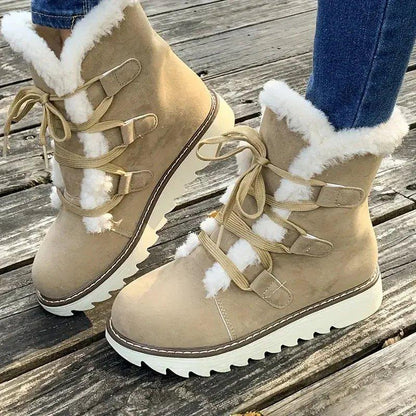 Women's Plush Lined Winter Boots - Vonnera
