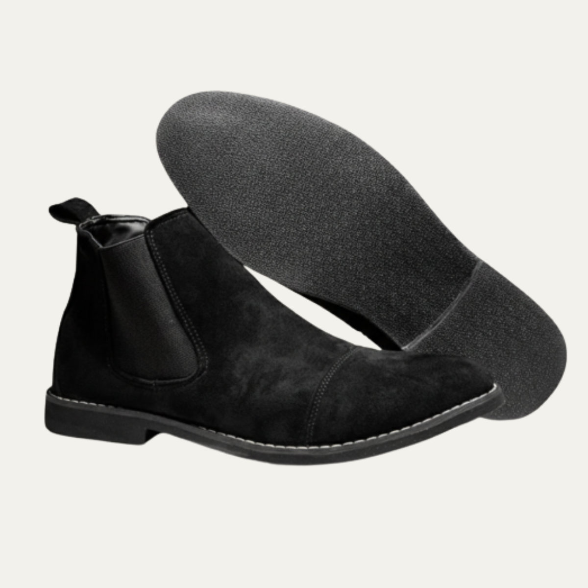 Men's Suede Chelsea Boots Slip On Brown - Vonnera