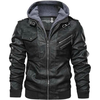 Men's Zip-Up Hooded Jacket - Vonnera