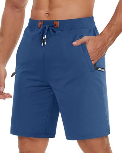 Men's Drawstring Shorts Elastic Waist