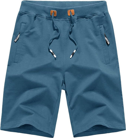 Men's Drawstring Shorts Elastic Waist