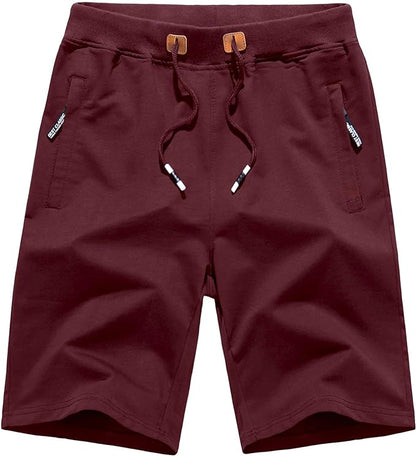 Men's Drawstring Shorts Elastic Waist