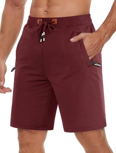 Men's Drawstring Shorts Elastic Waist