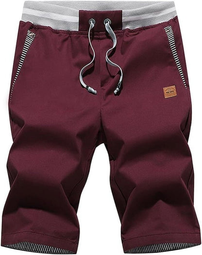 Men's Knee Length Drawstring Shorts