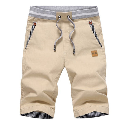 Men's Knee Length Drawstring Shorts