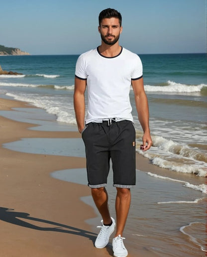 Men's Knee Length Drawstring Shorts