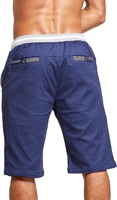 Men's Knee Length Drawstring Shorts